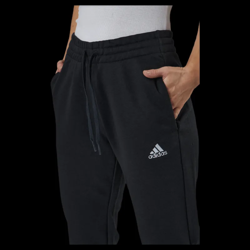 adidas Essentials Regular Tapered Cuffed 7/8 Pant Black / White Svart Outlet