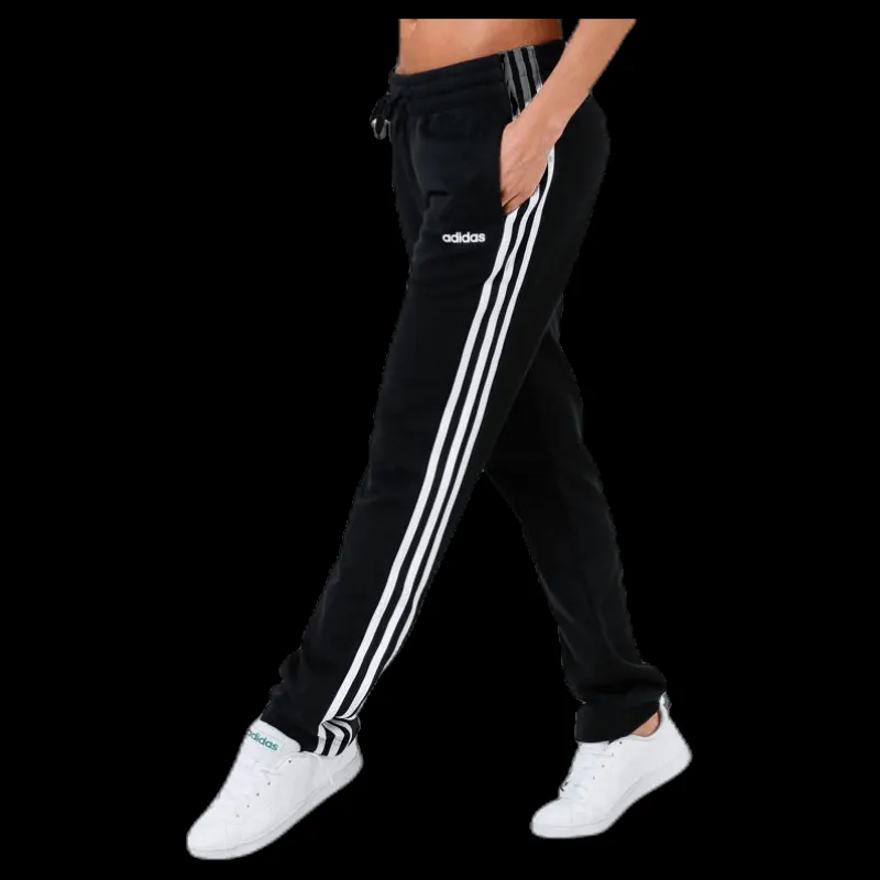 adidas Essentials 3S Pant Open Hem Black / White Svart Sale