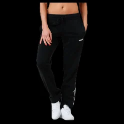 adidas Essentials 3S Pant Open Hem Black / White Svart Sale