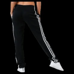 adidas Essentials 3S Pant Open Hem Black / White Svart Sale