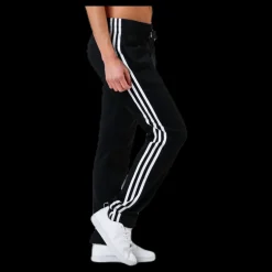 adidas Essentials 3S Pant Open Hem Black / White Svart Sale