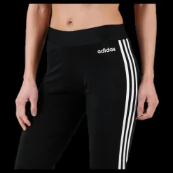 Discount adidas Essentials 3S Tight Black / White Svart