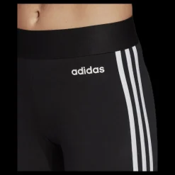 Discount adidas Essentials 3S Tight Black / White Svart