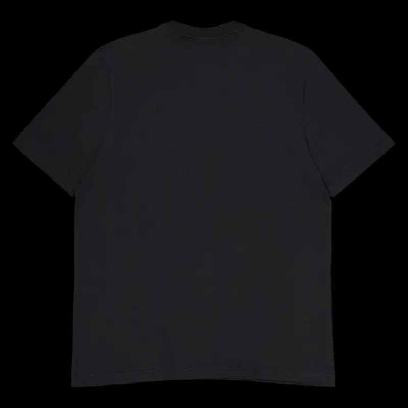 Outlet adidas Essentials Single Jersey Embroidered Small Logo T-Shirt Black Svart