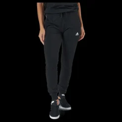 adidas Essentials Single Jersey 3-Stripes Joggers Black Svart Outlet