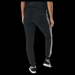 adidas Essentials Single Jersey 3-Stripes Joggers Black Svart Outlet