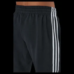 New adidas Essentials Slim 3 Stripes Pants Black / White Svart