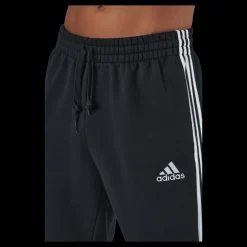 New adidas Essentials Slim 3 Stripes Pants Black / White Svart