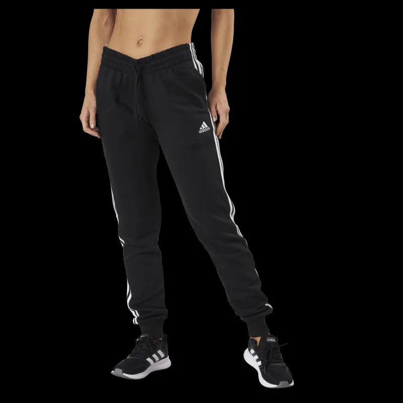 Best adidas Essentials Slim Tapered Cuffed Pant Black / White Svart