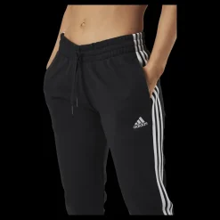 Best adidas Essentials Slim Tapered Cuffed Pant Black / White Svart