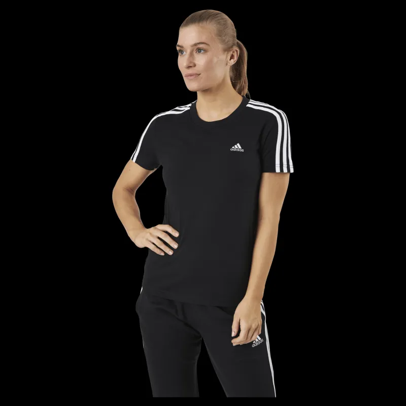 Online adidas Essentials Slim T-Shirt Black / White Svart