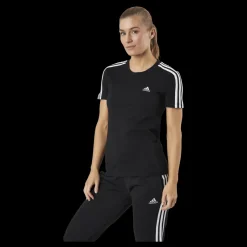 Online adidas Essentials Slim T-Shirt Black / White Svart