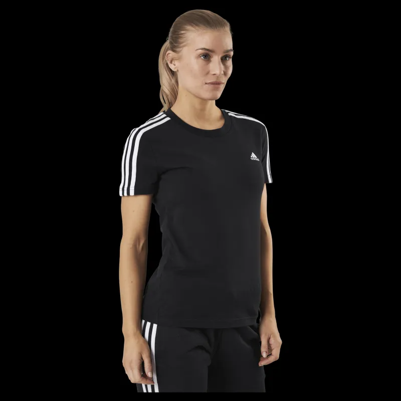 Online adidas Essentials Slim T-Shirt Black / White Svart
