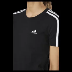 Online adidas Essentials Slim T-Shirt Black / White Svart