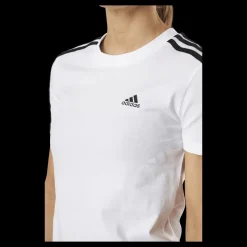 adidas Essentials Slim T-Shirt White / Black Vit Outlet
