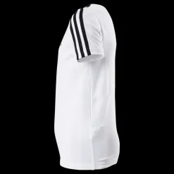 adidas Essentials 3-Stripes Cotton T-Shirt White Vit Discount