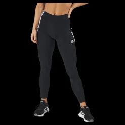 adidas Essentials 3-Stripes High-Waisted Single Jersey Leggings Black / White Svart Outlet