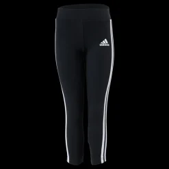 New adidas Essentials 3-Stripes Leggings Black / White Svart