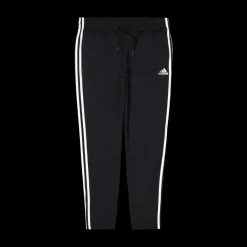 adidas Essentials 3-Stripes Tracksuit Black Svart New