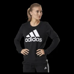 adidas Essentials Sweatshirt Black / White Svart Sale