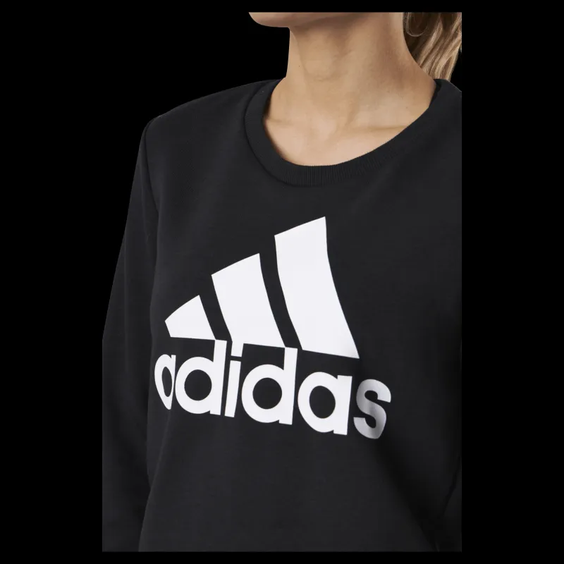 adidas Essentials Sweatshirt Black / White Svart Sale
