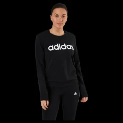 adidas Essentials Sweatshirt Black / White Svart Hot