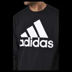 Clearance adidas Essentials Sweatshirt Black / White Svart