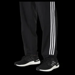 Hot adidas Essentials Tapered Cuff 3 Stripes Pants Black Svart