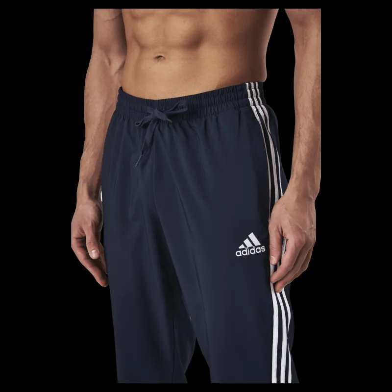 adidas Essentials Tapered Cuff 3 Stripes Pants Legend Ink Blå Clearance