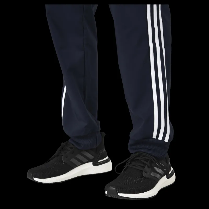 adidas Essentials Tapered Cuff 3 Stripes Pants Legend Ink Blå Clearance