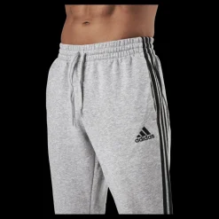New adidas Essentials Tapered Cuff 3 Stripes Pants Medium Grey Heather / Black Grå