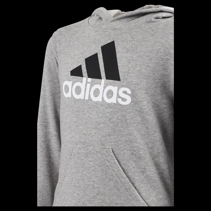 adidas Essentials Two-Colored Big Logo Cotton Hoodie Medium Grey Heather Grå Hot