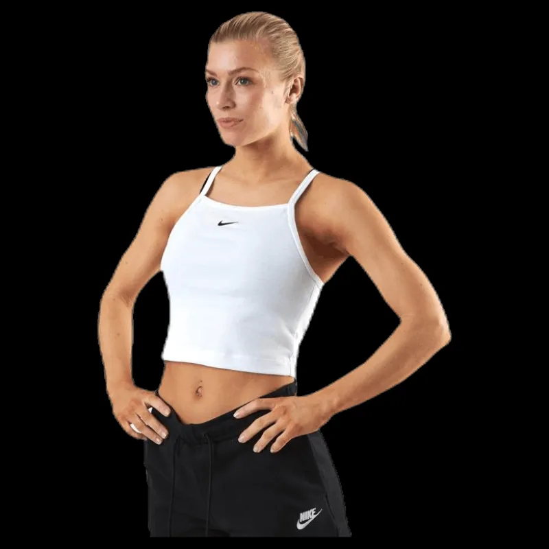Online Nike Essntl Tank White/Black Vit