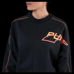Puma Evide Crew Orange/Black Svart Clearance