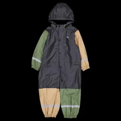 Best Lindberg Fagerhult Rain Baby Overall, F Anth/green Grön