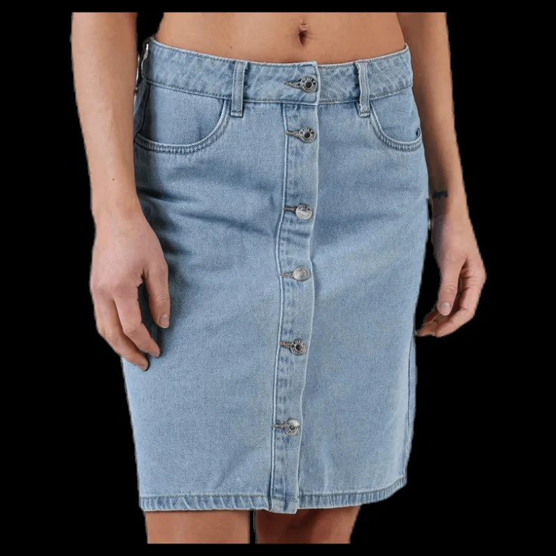 Online Only Farrah Reg Dnm Skirt Blue Blå