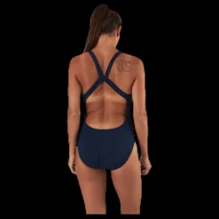 Best Nike Swim Fast Back One Piece Blue Blå