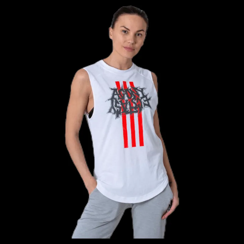 adidas Fast GFX Tank White Vit Best