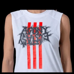 adidas Fast GFX Tank White Vit Best