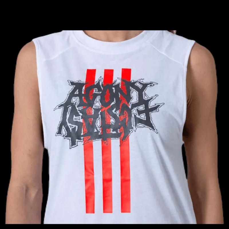 adidas Fast GFX Tank White Vit Best