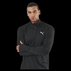 Puma Favorite 1/4 Zip Black Svart Best