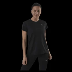 Discount Puma Favorite Ss Tee Black Svart