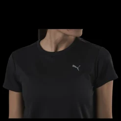 Discount Puma Favorite Ss Tee Black Svart