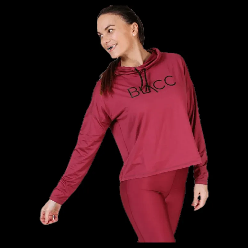 BLACC Faxi Crop Sweater Pink Rosa Hot