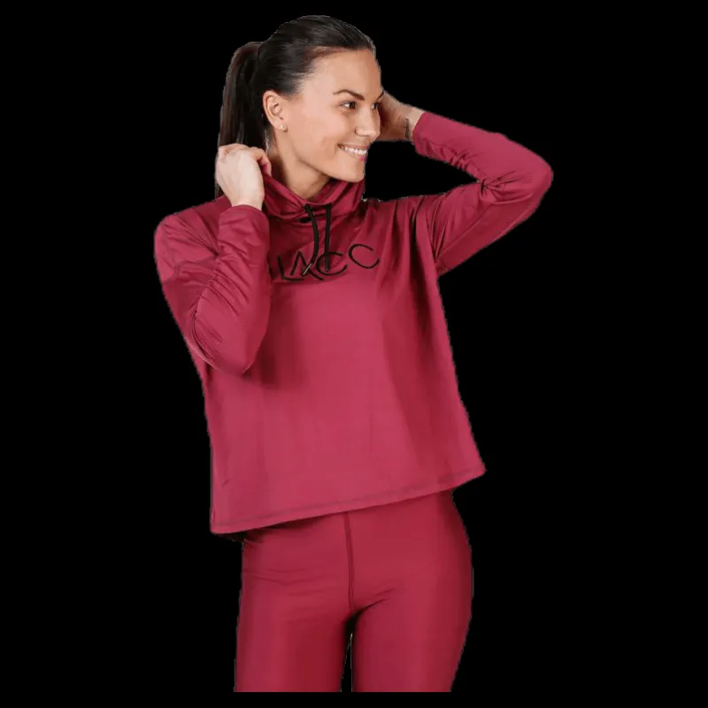 BLACC Faxi Crop Sweater Pink Rosa Hot