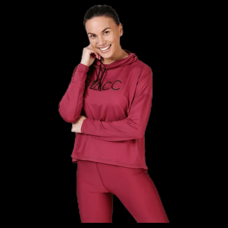 BLACC Faxi Crop Sweater Pink Rosa Hot