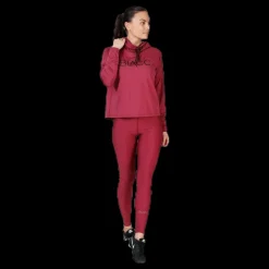 BLACC Faxi Crop Sweater Pink Rosa Hot