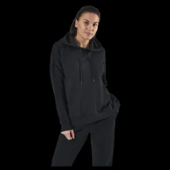 Only Feel Life L/S Hood Swt Black Svart Best