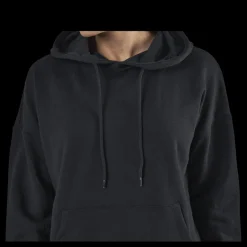 Only Feel Life L/S Hood Swt Black Svart Best