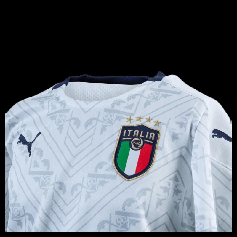 Puma FIGC Away Shirt Replica Junior Blue/White Blå